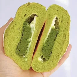 抹茶柚子米面包