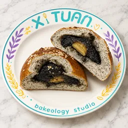 date chestnut sesame pretzel